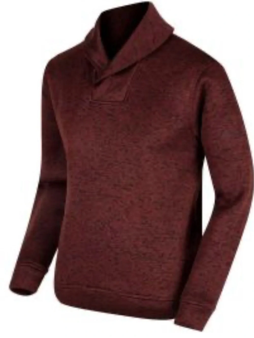 Banana Republic Men's V-Neck Shawl Sweater in Burgundy